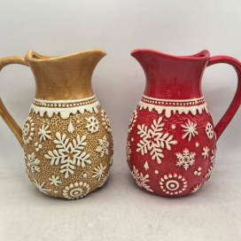 CERAMIC JAR SNOW